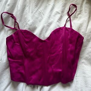 Pink zara going out corset!!!